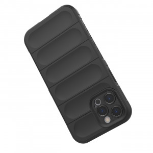 Подсилен гъвкав гръб Magic Shield - iPhone 12 Pro Max тъмносин - Img 3