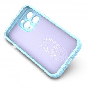 Подсилен гъвкав гръб Magic Shield - iPhone 13 Pro Max светлосин - Img 2