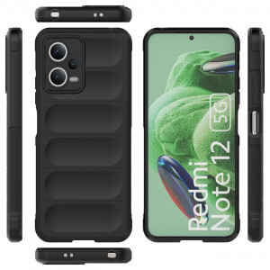 Подсилен гъвкав гръб Magic Shield - Xiaomi Poco X5 / Redmi Note 12 черен - Img 2