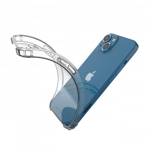 Подсилен силиконов гръб WOZINSKY Anti Shock - iPhone 14 Plus прозрачен - Img 2