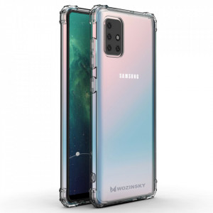 Подсилен силиконов гръб WOZINSKY Anti Shock Military Grade - Samsung Galaxy M51 прозрачен - Img 10
