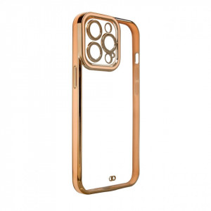 Прозрачен гръб с гел рамка Fashion - Xiaomi Redmi Note 11 Pro / 11 Pro 5G / 11E Pro 5G златист - Img 1