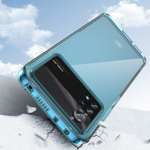 Прозрачен гръб с гел рамка Outer Space - Xiaomi Poco X4 Pro 5G син - Img 8
