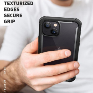 Прозрачен калъф 360° с черна рамка SUPCASE Iblsn Ares - iPhone 13 - Img 7