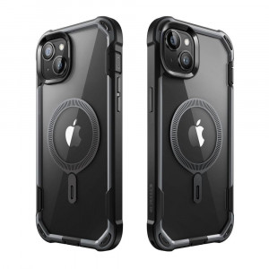 Прозрачен калъф 360° с черна рамка SUPCASE IBLSN ARES MagSafe - iPhone 15 Pro Max - Img 2