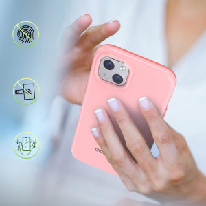 Противоударен гръб CHOETECH MFM Anti-drop MagSafe - iPhone 13 розов - Img 4