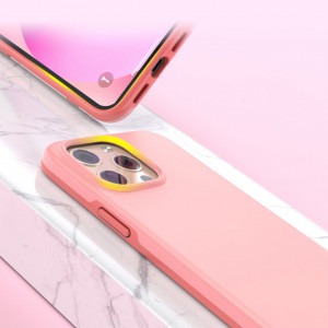 Противоударен гръб CHOETECH MFM Anti-drop MagSafe - iPhone 13 Pro розов - Img 3