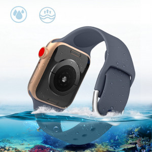 Силиконова каишка APS - Apple Watch 41mm Series 9 / 41mm Series 8 / 41mm Series 7 / 40mm Series 6 / 40mm SE / 40mm Series 5 / 40mm Series 4 / 38mm Series 3 / 38mm Series 2 мента - Img 5