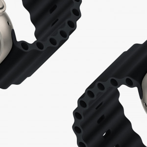Силиконова каишка Dux Ducis OceanWave - Apple Watch 41mm Series 9 / 41mm Series 8 / 41mm Series 7 / 40mm Series 6 / 40mm SE / 40mm Series 5 / 40mm Series 4 / 38mm Series 3 / 38mm Series 2 / 38mm (1st gen) сив - Img 6