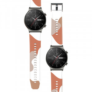 Силиконова каишка Moro - Huawei Watch GT 2 Pro (6) камуфлаж - Img 2