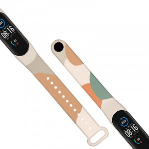 Силиконова каишка Moro - Xiaomi Mi Band 3 / Band 4 (8) камуфлаж - Img 2