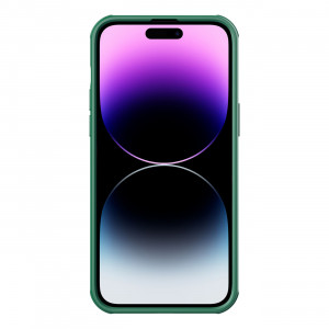 Силиконов гръб с подвижно покритие за камерата NILLKIN CamShield S - iPhone 14 Pro Max зелен - Img 4
