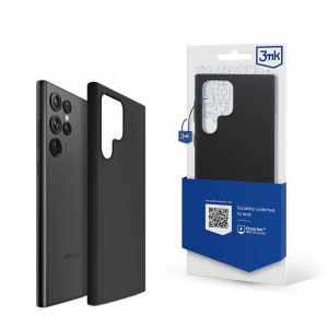 Силиконов гръб 3mk Silicone - Samsung Galaxy S24 Ultra черен