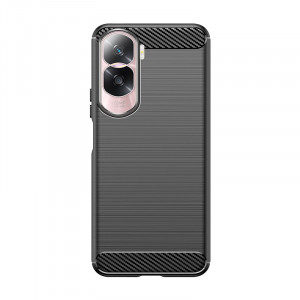 Силиконов гръб Carbon - Honor 90 Pro черен - Img 1