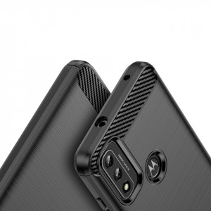 Силиконов гръб Carbon - Moto g play 2022 черен - Img 4