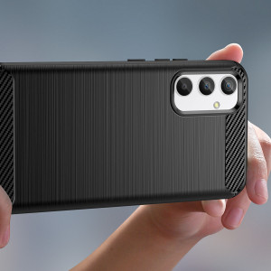 Силиконов гръб Carbon - Realme 10 Pro черен - Img 5