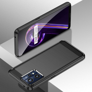 Силиконов гръб Carbon - Realme 9 / 9 Pro+ черен - Img 5