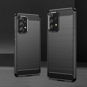 Силиконов гръб Carbon - Samsung Galaxy A53 5G черен - Img 6