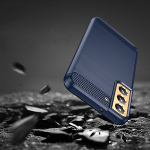 Силиконов гръб Carbon - Samsung Galaxy S23+ син - Img 8