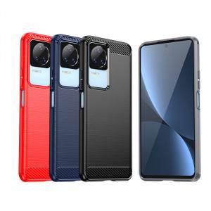 Силиконов гръб Carbon - Xiaomi Poco F4 черен - Img 5