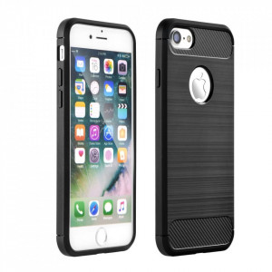 Силиконов гръб FORCELL Carbon - iPhone 12 Pro Max черен - Img 10