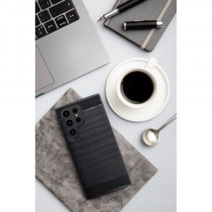 Силиконов гръб FORCELL Carbon - Samsung Galaxy A13 черен - Img 16