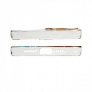 Силиконов гръб Marble - iPhone 13 Pro Max оранжев - Img 3