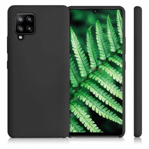 Силиконов гръб Soft Flexible Rubber - Samsung Galaxy A42 5G черен - Img 3