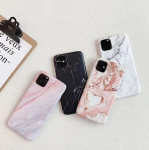 Силиконов гръб WOZINSKY Marble - Samsung Galaxy S21+ 5G черен - Img 4