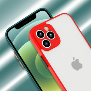 Силиконов полупрозрачен гръб Milky - iPhone 12 mini червен - Img 10