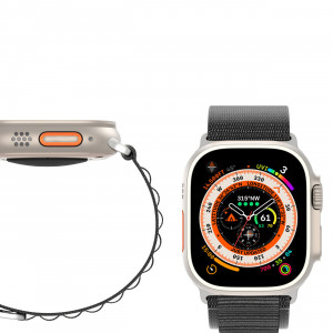 Спортна каишка Dux Ducis GS - Apple Watch Ultra 49mm / Ultra 2 49mm / 45mm Series 9 / 45mm Series 8 / 45mm Series 7 / 44mm SЕ (2nd gen) / 44mm SE / 44mm Series 6 / 44mm Series 5 / 44mm Series 4 / 42mm Series 3 / 42mm Series 2 черен - Img 12