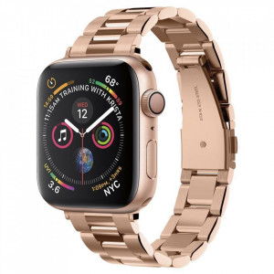 Стоманена каишка SPIGEN Modern Fit - Apple Watch 40mm Series 4 / 38mm Series 3 / 38mm Series 2 / 38mm (1st gen) розово злато - Img 1