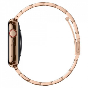 Стоманена каишка SPIGEN Modern Fit - Apple Watch 40mm Series 4 / 38mm Series 3 / 38mm Series 2 / 38mm (1st gen) розово злато - Img 4