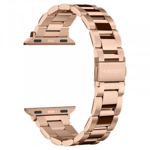 Стоманена каишка SPIGEN Modern Fit - Apple Watch 40mm Series 4 / 38mm Series 3 / 38mm Series 2 / 38mm (1st gen) розово злато - Img 15