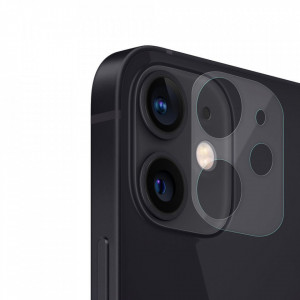 Стъклен протектор за камера с пълно покритие 9H WOZINSKY - iPhone 12 / 12 Pro - Img 2