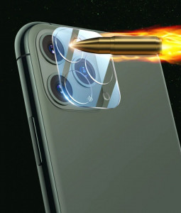 Стъклен протектор за камера с пълно покритие 9H WOZINSKY - iPhone 12 Pro - Img 5