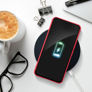 Тънък гел гръб FORCELL Soft - Samsung Galaxy A32 червен - Img 15
