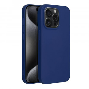 Тънък гел гръб Soft - iPhone 15 Pro тъмносин - Img 11