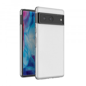 Тънък силиконов гръб 0.5mm - Google Pixel 7a прозрачен - Img 6