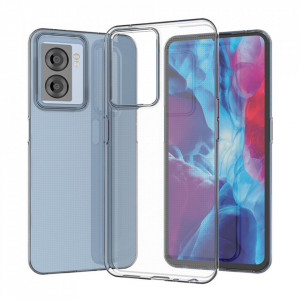 Тънък силиконов гръб 0.5mm - OPPO A57 / A77 / Realme narzo 50 / V23 5G прозрачен - Img 4