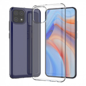 Тънък силиконов гръб 0.5mm - Samsung Galaxy A03 прозрачен - Img 4
