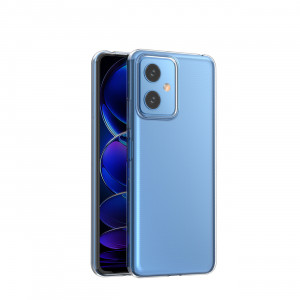 Тънък силиконов гръб 0.5mm - Xiaomi Redmi Note 12 / Poco X5 прозрачен - Img 2