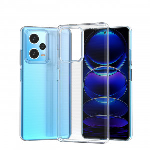 Тънък силиконов гръб 0.5mm - Xiaomi Redmi Note 12 Pro+ 5G thin cover прозрачен - Img 3