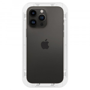 2 бр. закален стъклен протектор SPIGEN TR Ez Fit с инструмент за поставяне - iPhone 14 Pro Max - Img 8