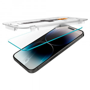 2 бр. закален стъклен протектор SPIGEN TR Ez Fit с инструмент за поставяне - iPhone 14 Pro - Img 6