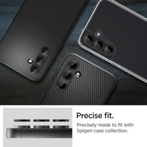 2 бр. протектор за камера SPIGEN Optik TR Ez Fit - Samsung Galaxy S23 FE черен - Img 11