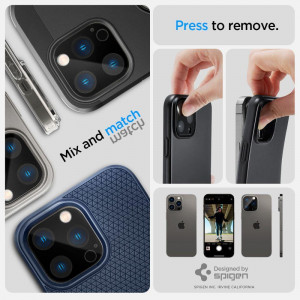 2 бр. протектор за камера SPIGEN Optik TR - iPhone 14 Pro / 14 Pro Max с черна рамка - Img 13