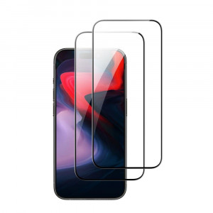 2 бр. стъклен протектор ESR - iPhone 15 Pro черен - Img 4