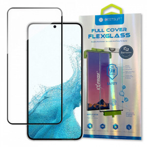 3D Hot Bending гъвкав протектор с пълно покритие BESTSUIT Flexible - Samsung Galaxy S22 Ultra - Img 1