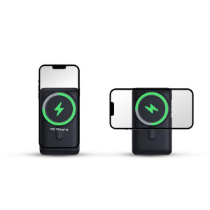 BASEUS Magnetic Bracket с безжично зареждане бързо зареждане Външна батерия 10000mAh 20W розов (c BASEUS Xiaobai series бързо зареждане кабел Type-C към Type-C 60W(20V / 3A) 50cm бяла) Overseas Edition - Img 18